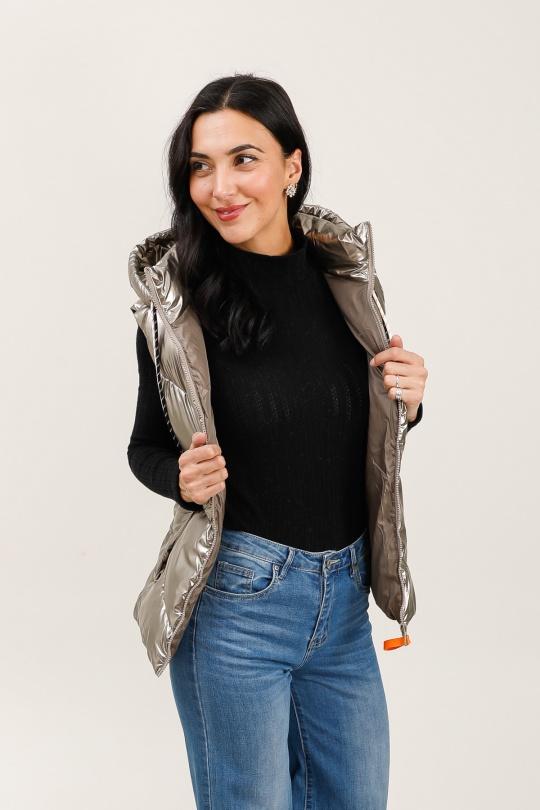 Doudounes Femme Bleu marine Attrait Paris AT8598B Efashion Paris