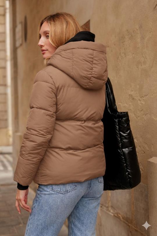 Doudounes Femme Beige Attrait Paris AT8393 Efashion Paris