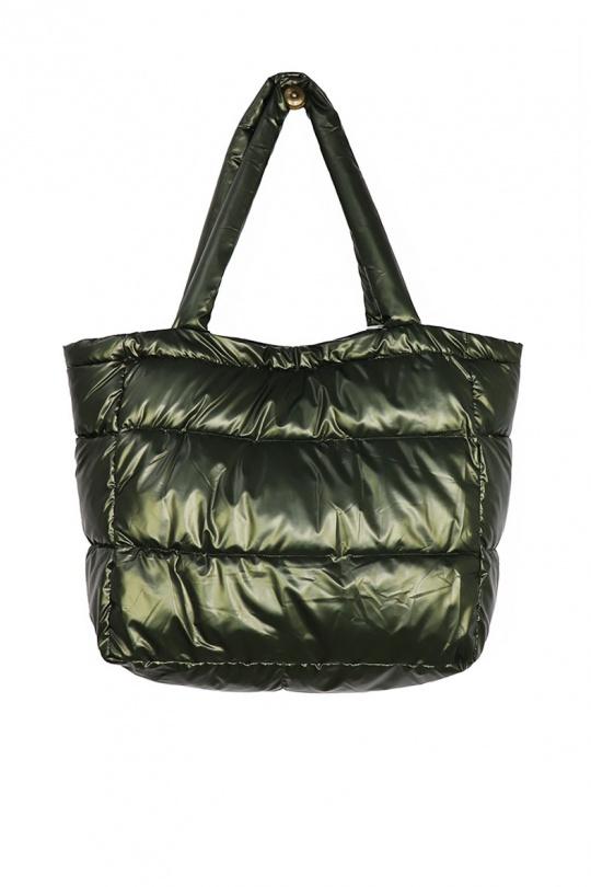 Cabas Maroquinerie Kaki Attrait Paris AT8601B Efashion Paris