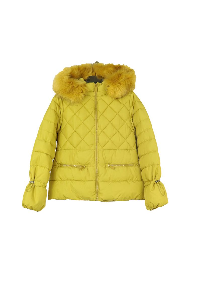 Doudounes Femme Jaune Attrait Paris AT8259 #c Efashion Paris