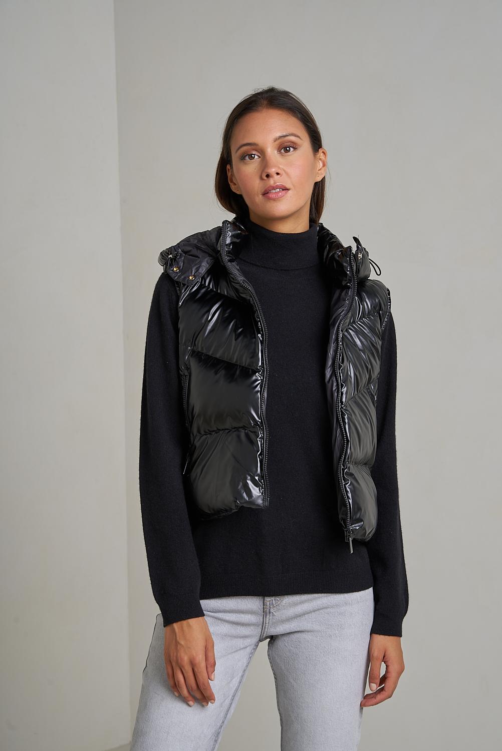 Doudounes Femme Bleu marine Attrait Paris AT8329B #c Efashion Paris