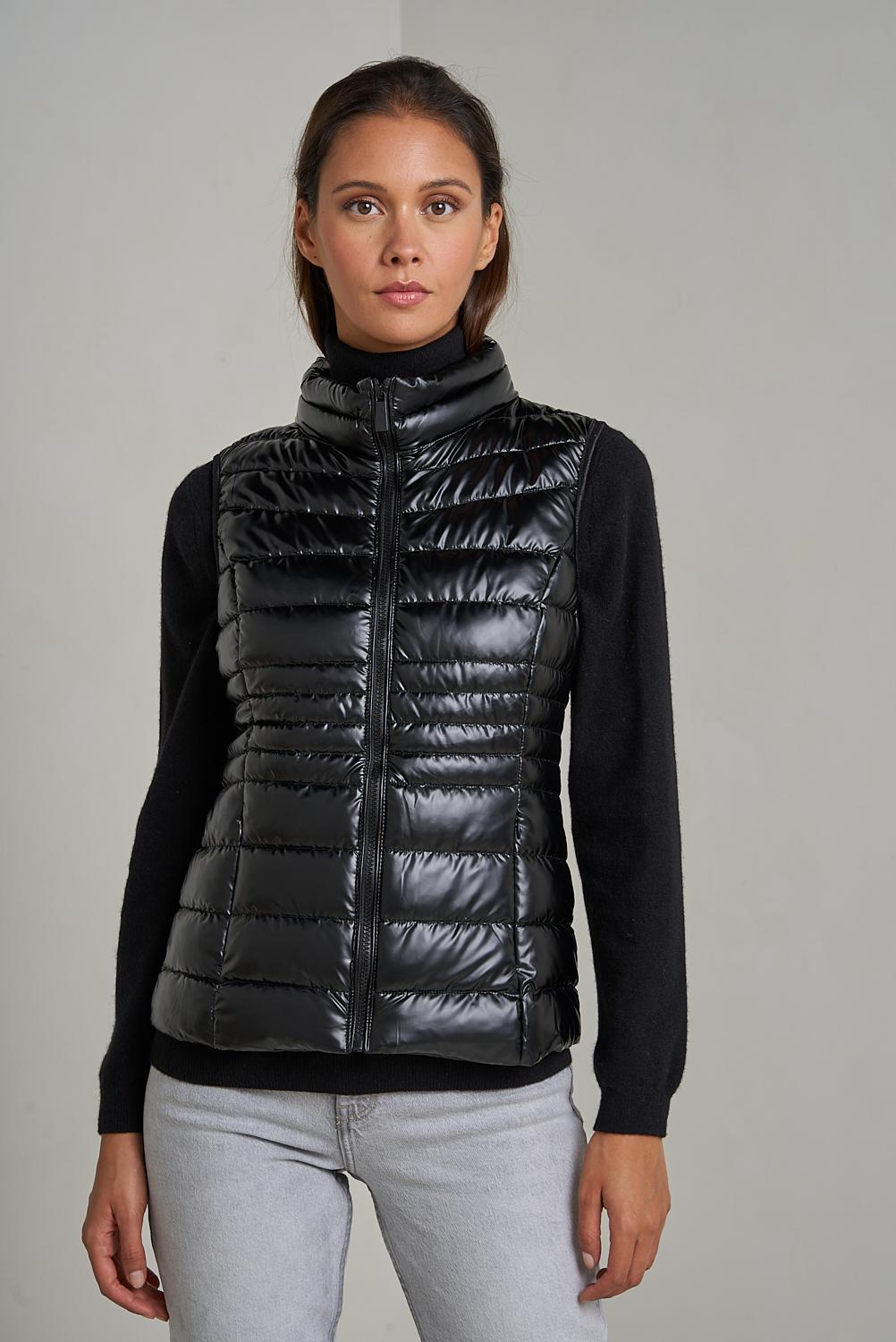 Doudounes Femme Argent Attrait Paris AT342B #c Efashion Paris