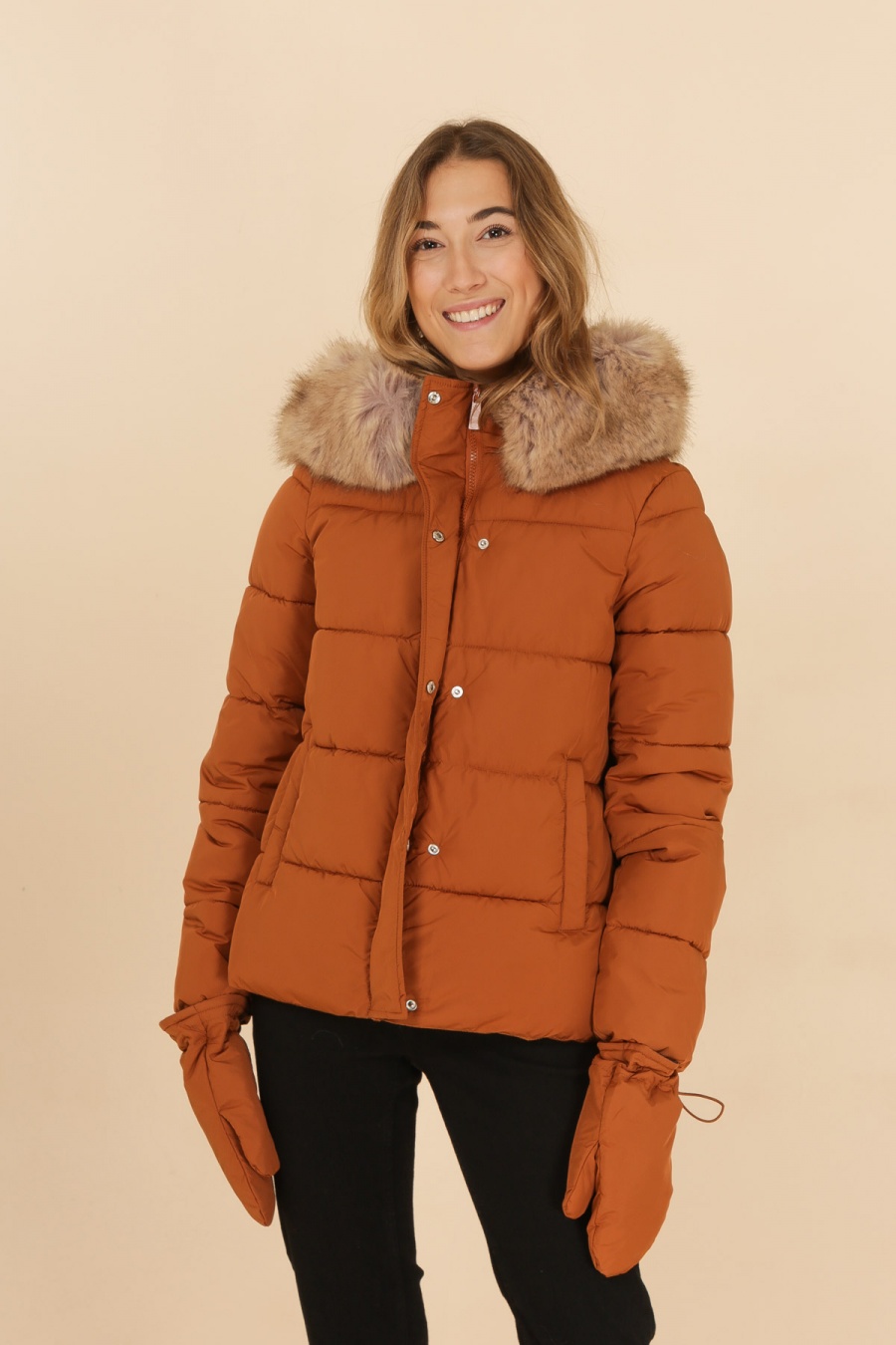 Doudounes Femme Camel Attrait Paris AT8336 #c Efashion Paris