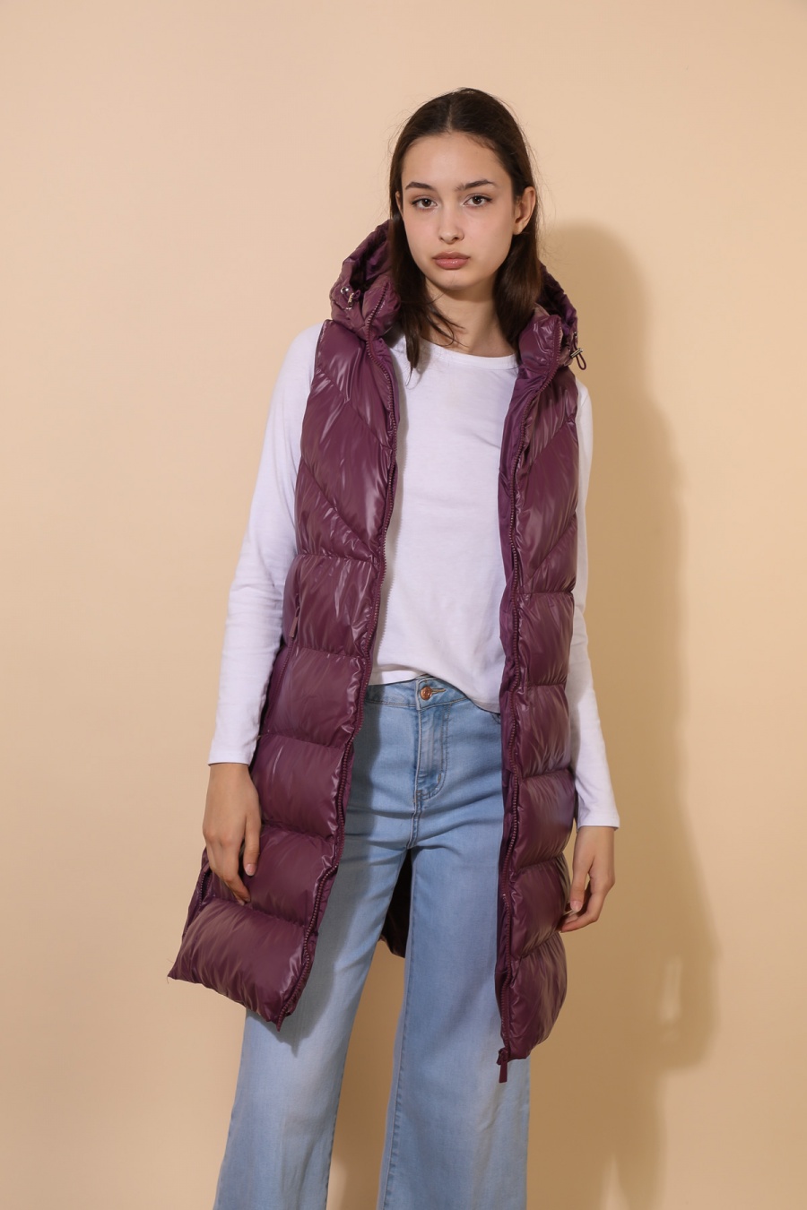 Doudounes Femme Violet Attrait Paris AT8306B #c Efashion Paris