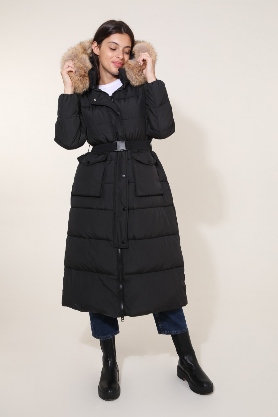 Doudounes Femme Violet Attrait Paris AT8386 #c Efashion Paris