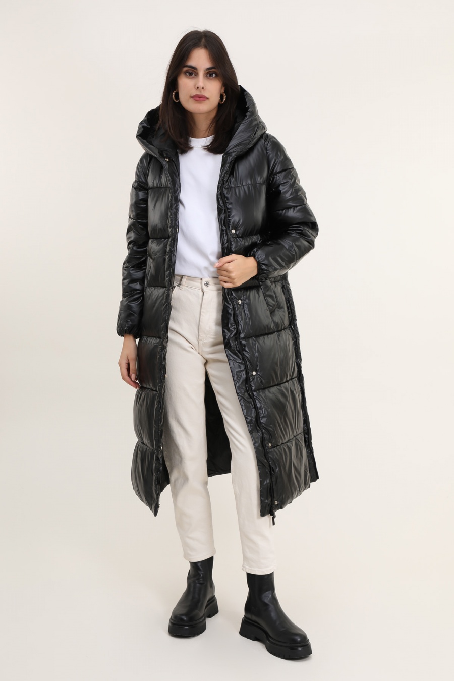 Doudounes Femme Violet Attrait Paris AT8389B #c Efashion Paris