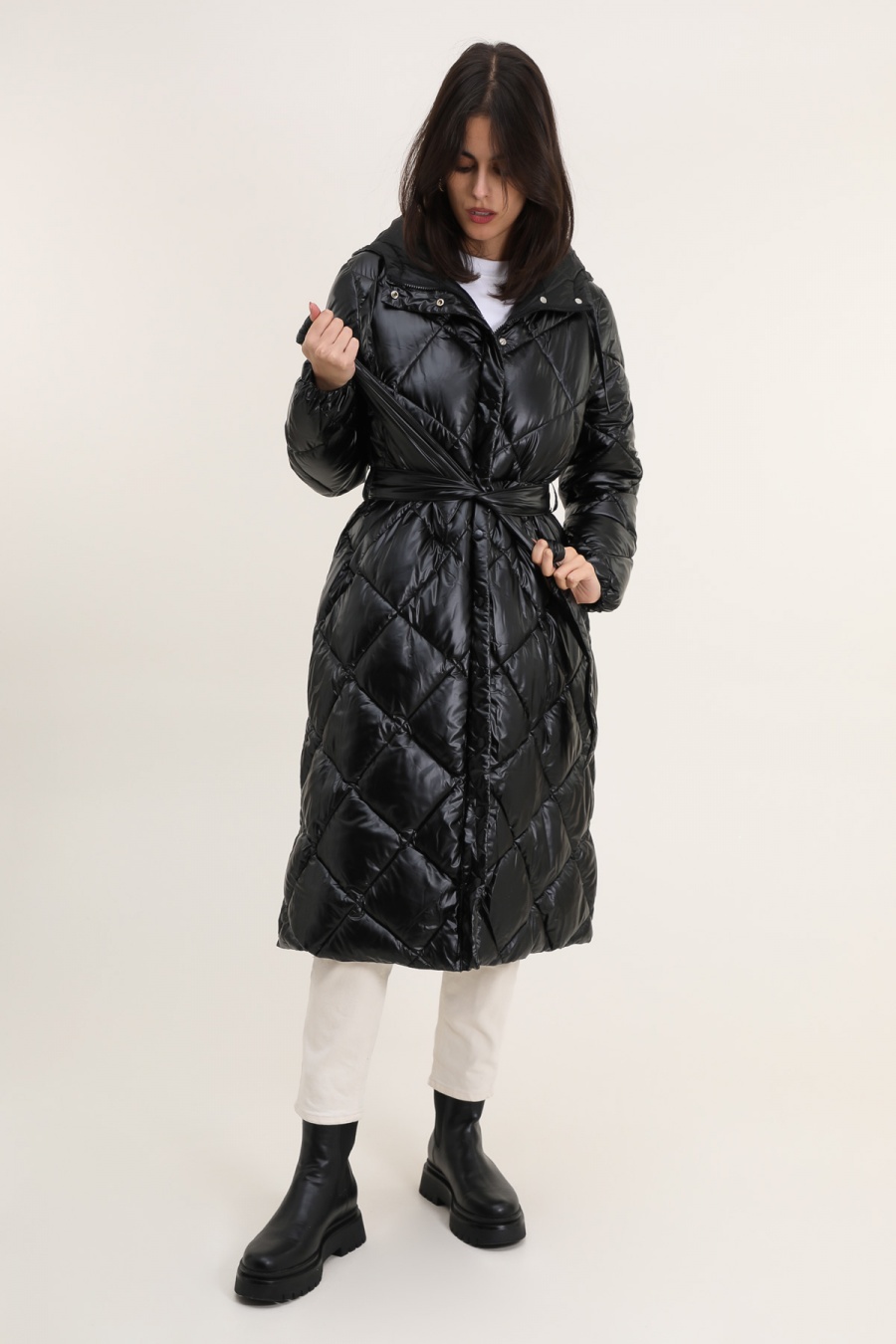 Doudounes Femme Bronze Attrait Paris AT8398B #c Efashion Paris