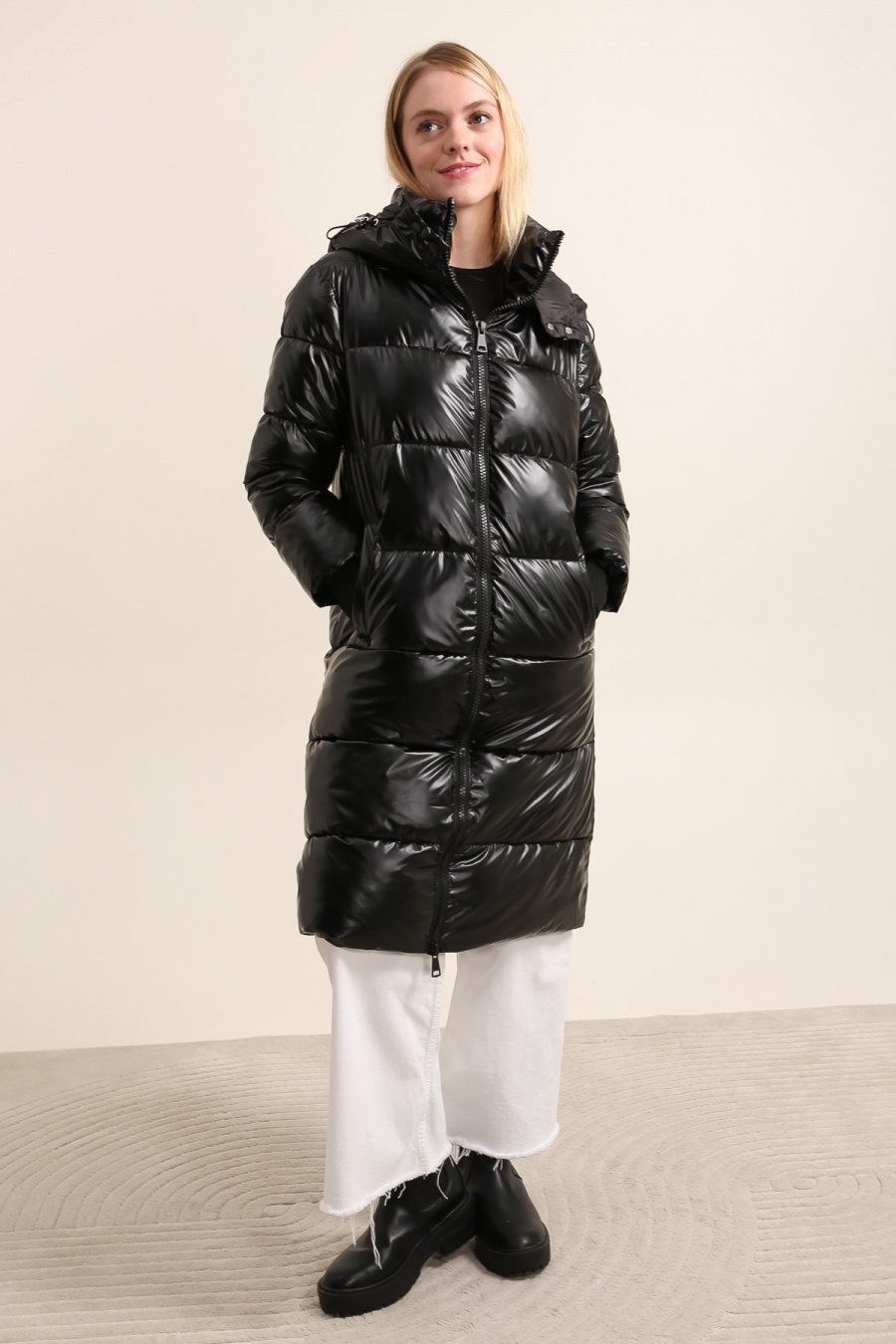 Doudounes Femme Acier Attrait Paris AT8565B #c Efashion Paris