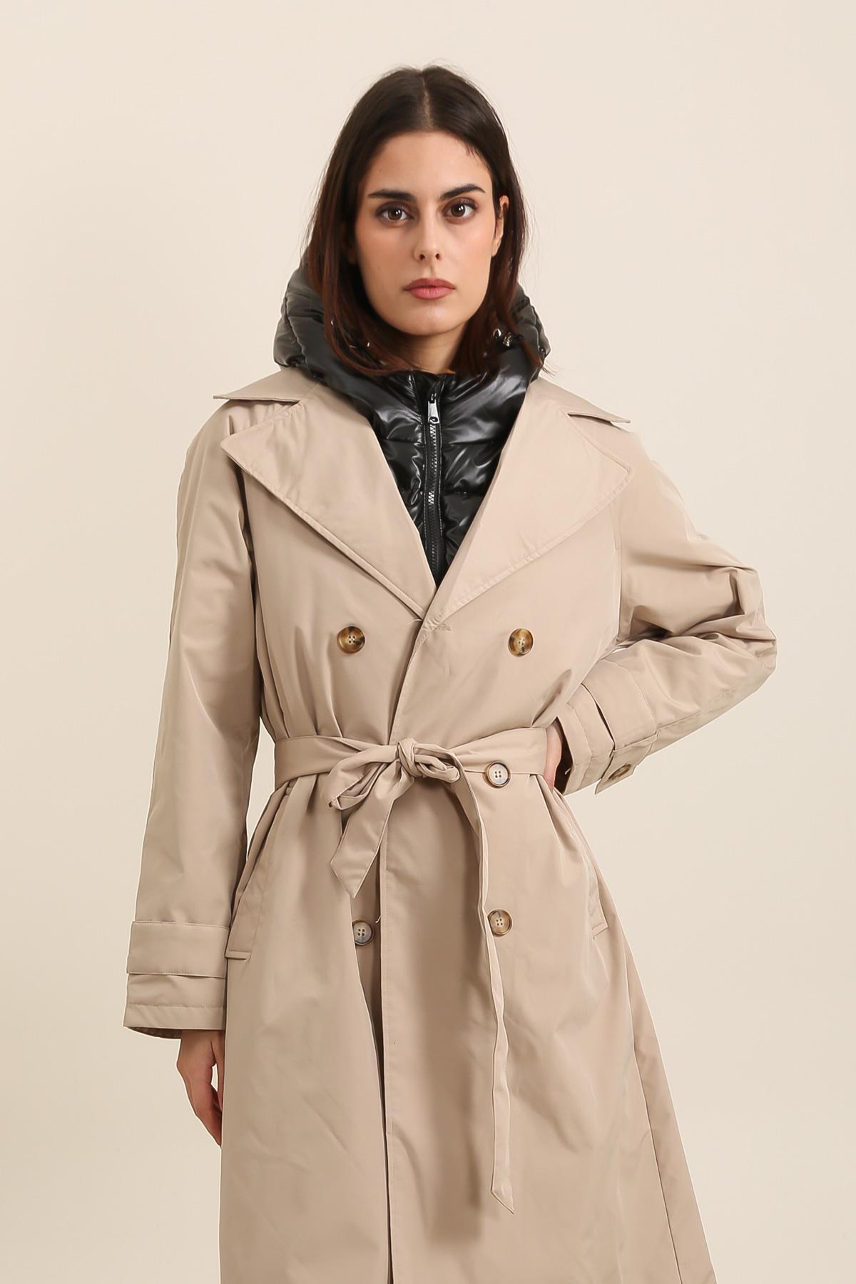 Doudounes Femme Noir Attrait Paris AT8552BR #c Efashion Paris