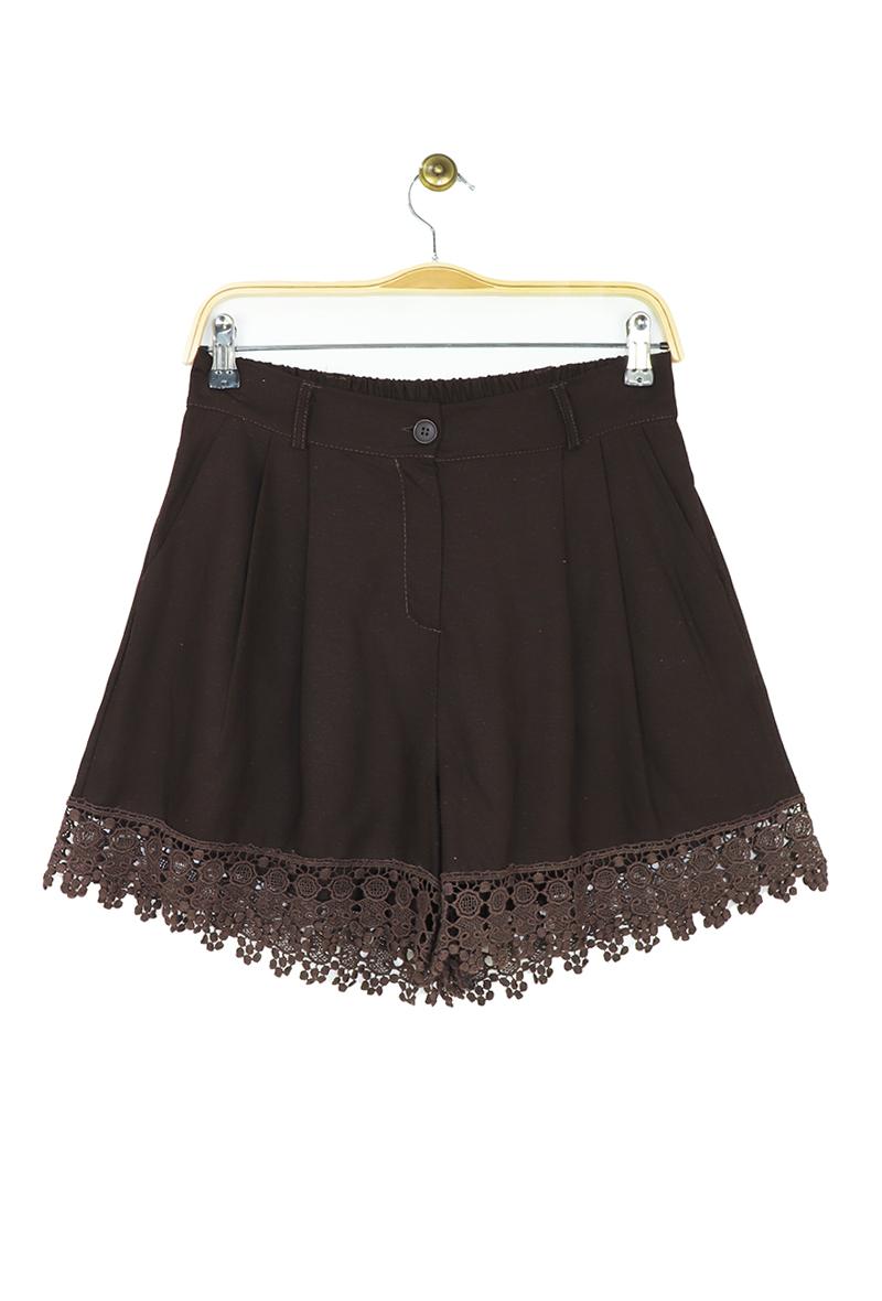 Shorts Mujer Chocolate Attrait Paris V16832 #c Efashion Paris