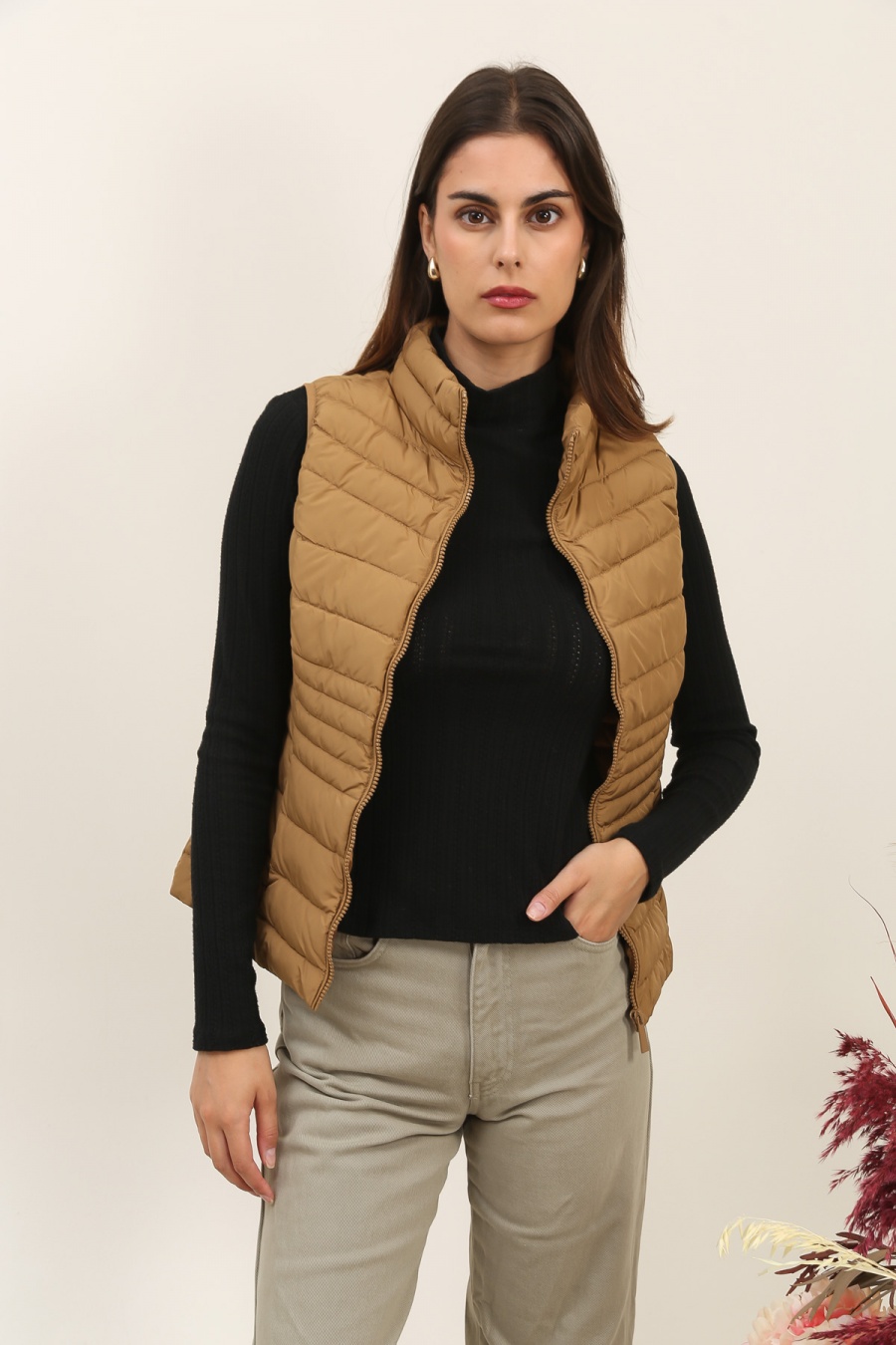 Doudounes Femme Brun Attrait Paris AT342 #c Efashion Paris