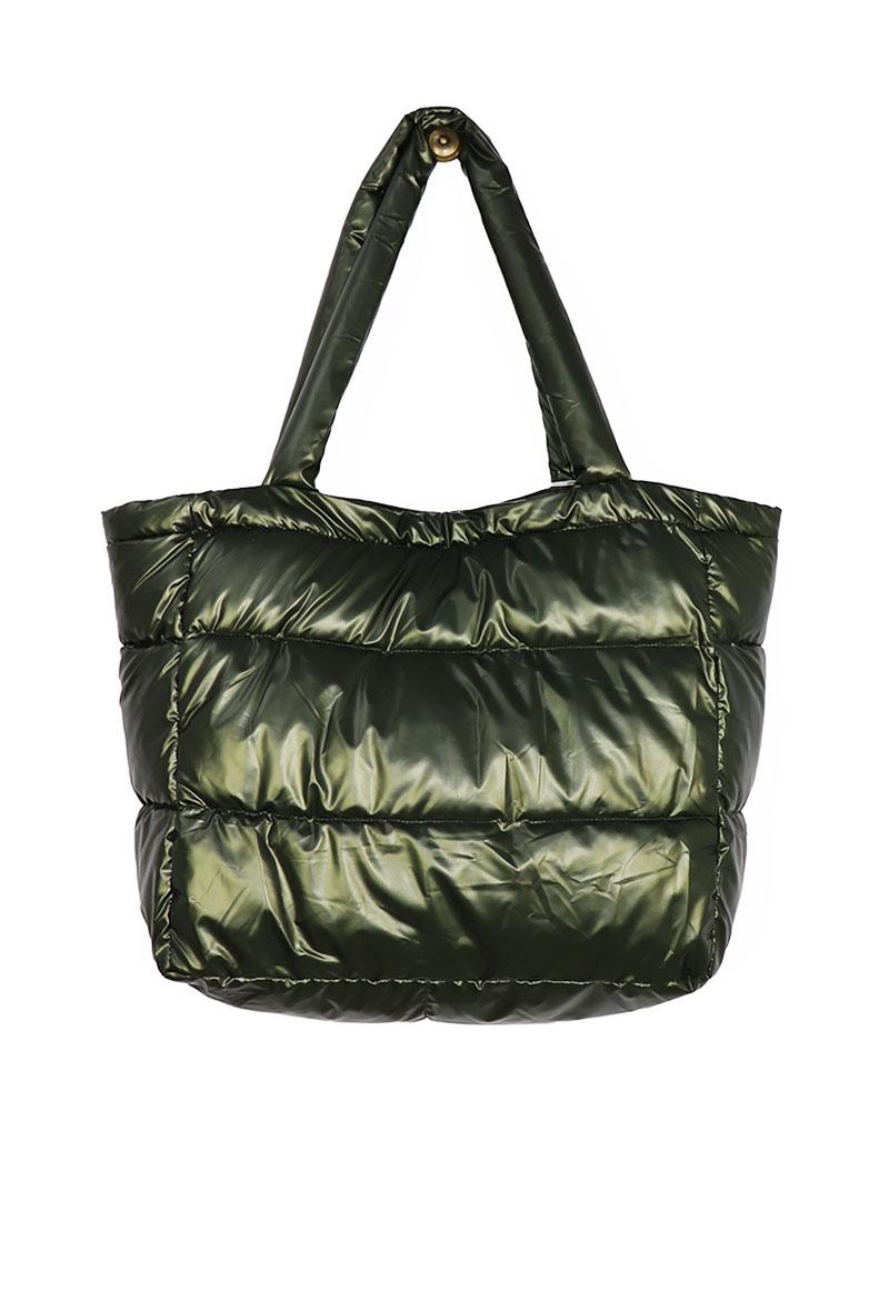 Cabas Maroquinerie Kaki Attrait Paris AT8601B #c Efashion Paris