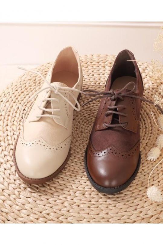 Derbies Shoes Black CINK-ME  YU88-2 Efashion Paris