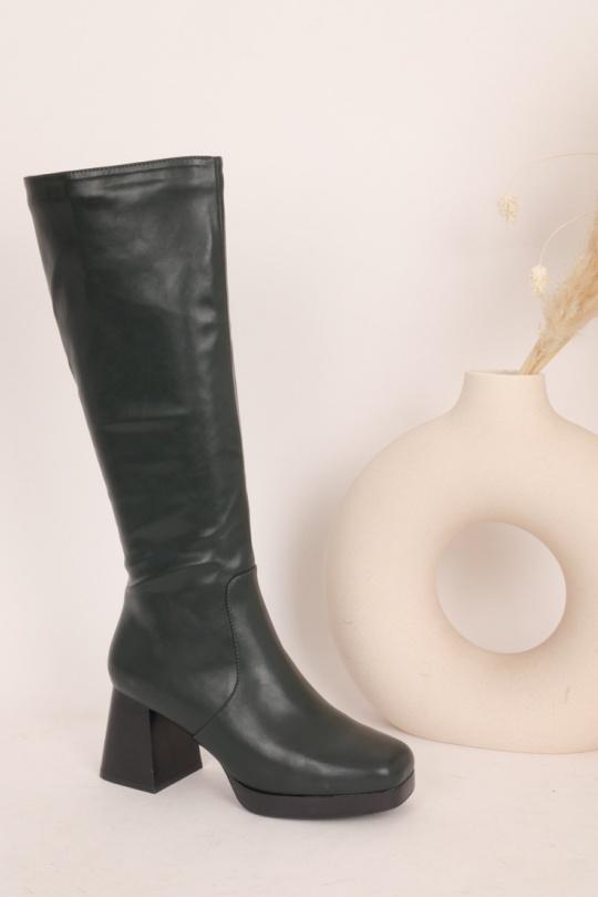 Boots Shoes Green CINK-ME  QT07-20 Efashion Paris