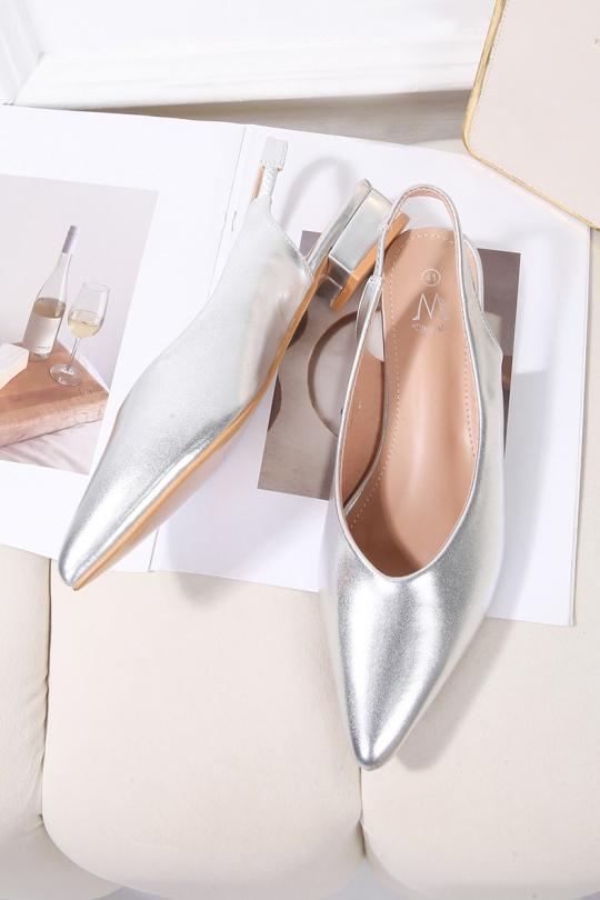 Escarpins Chaussures Argent CINK-ME  DMU250-12 GRANDE POINTURE Efashion Paris