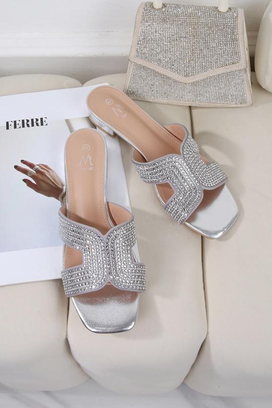 Grandes tailles Chaussures Argent CINK-ME  DM250-16 GRANDE POINTURE Efashion Paris