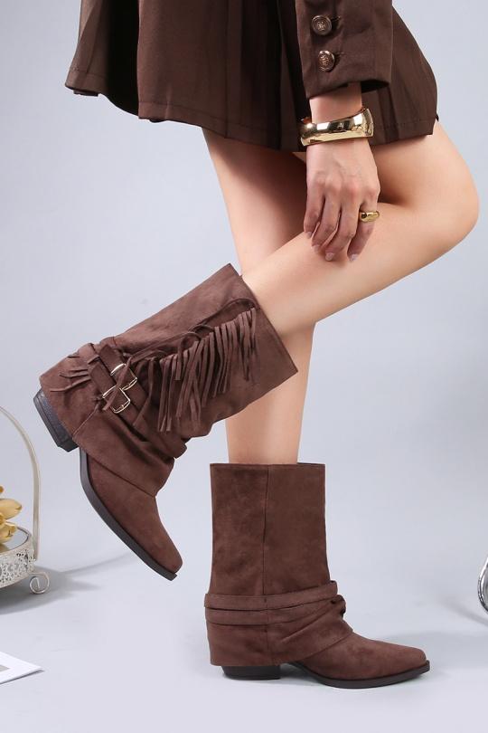 Ankle boots Shoes Brown CINK-ME  MB73 Efashion Paris