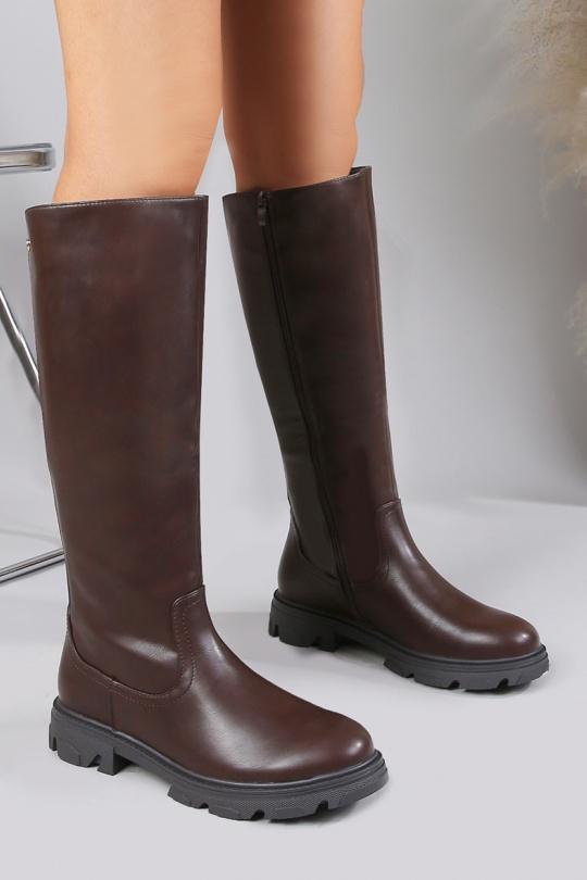 Grandes tailles Chaussures Marron CINK-ME  DM872-18 GRANDE POINTURE Efashion Paris