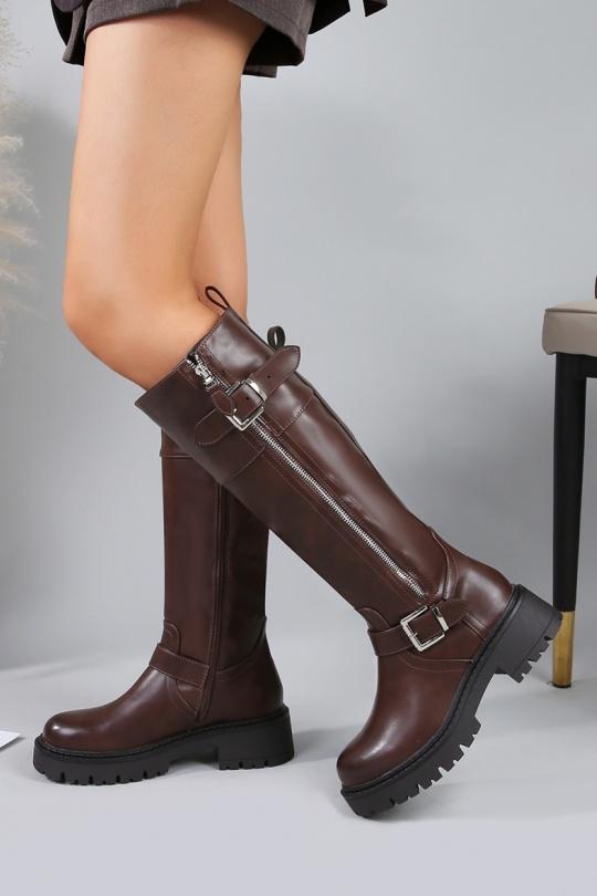 Botas Zapatos Brown CINK-ME  YL205-3 Efashion Paris