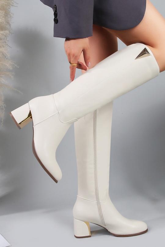 Botas Zapatos Beige CINK-ME  MB83 Efashion Paris