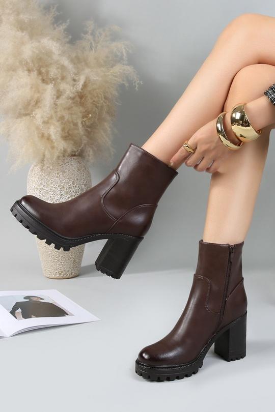 Botines Zapatos Camel CINK-ME  QT07-107 Efashion Paris