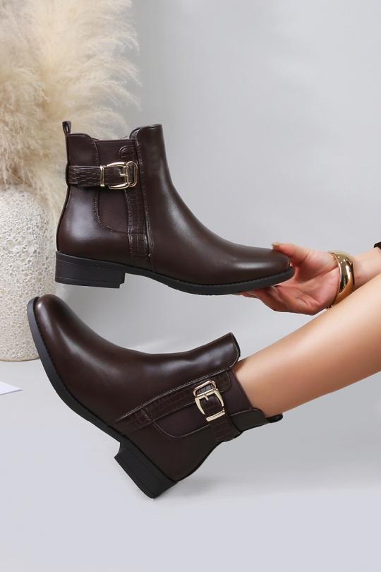 Plus sizes Shoes Brown CINK-ME  DM779-S6 GRANDE POINTURE Efashion Paris