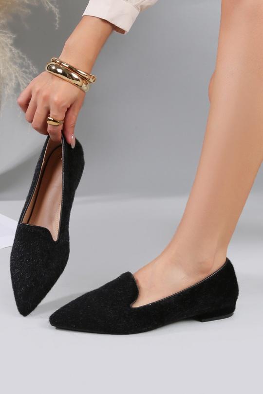 Loafers Shoes Black CINK-ME  OP16-68 Efashion Paris