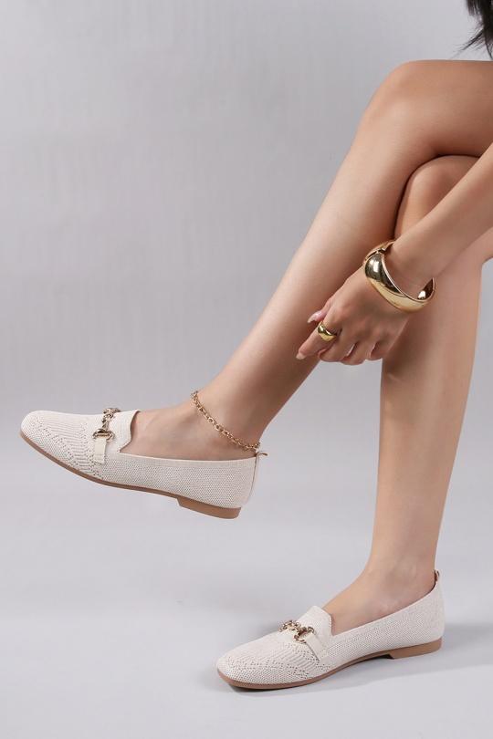 Mocasines Zapatos Beige CINK-ME  PS770-7 Efashion Paris