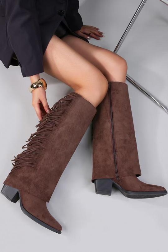 Bottes Chaussures Marron CINK-ME  MB86 Efashion Paris