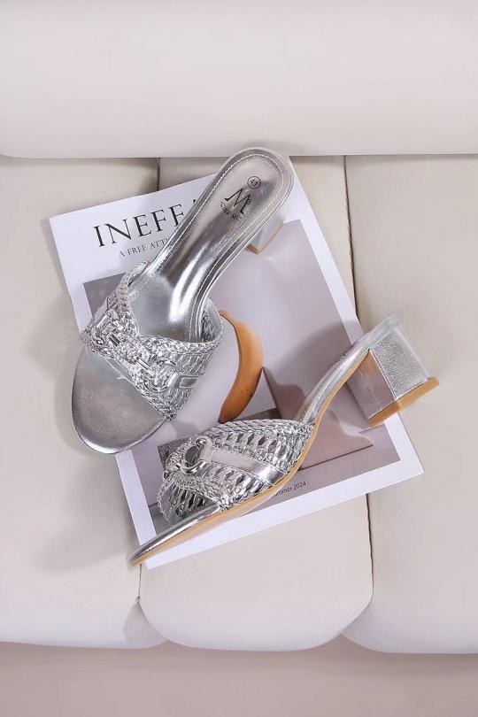Tallas grandes Zapatos Silver CINK-ME  DMS313-6 GRANDE POINTURE Efashion Paris