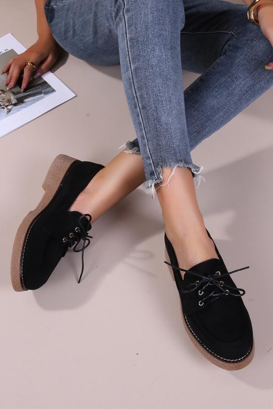 Derbies Scarpe Black CINK-ME  YU5598-17 Efashion Paris