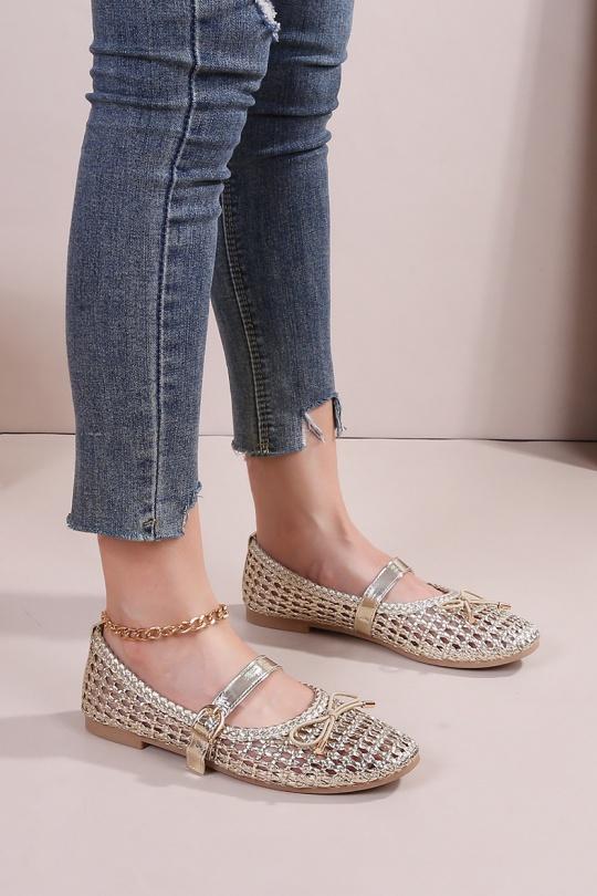 Ballerines Chaussures Noir CINK-ME  ZU117-1 Efashion Paris