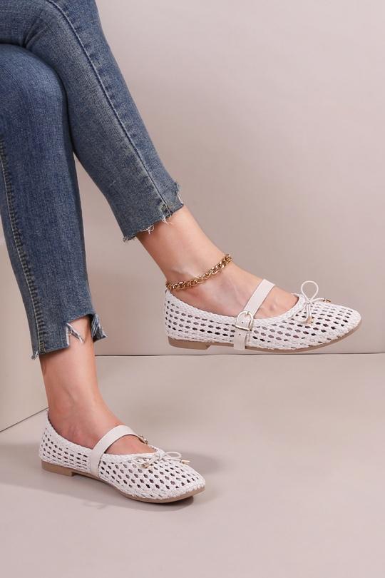 Ballerines Chaussures Noir CINK-ME  ZU117-1 Efashion Paris