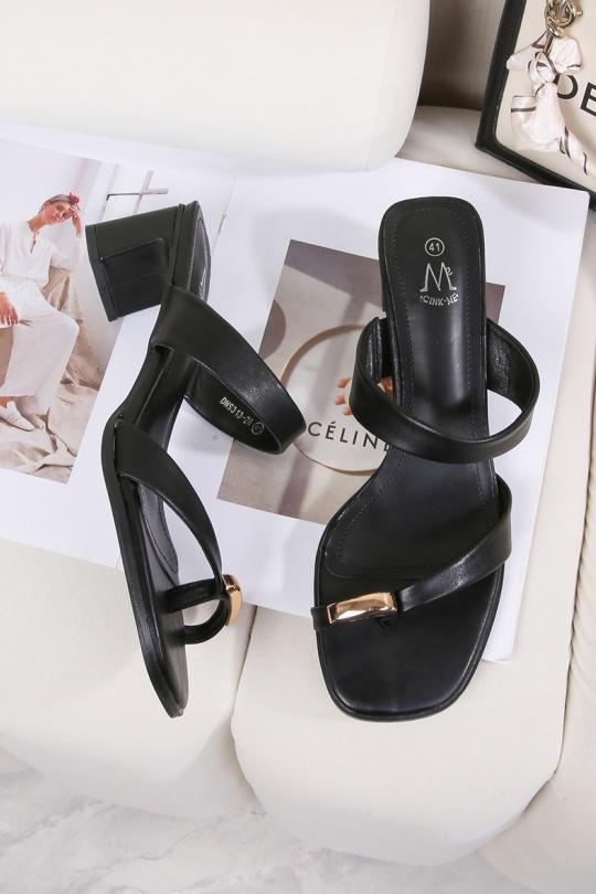 Plus sizes Shoes Black CINK-ME  DMS313-26 GRANDE POINTURE Efashion Paris