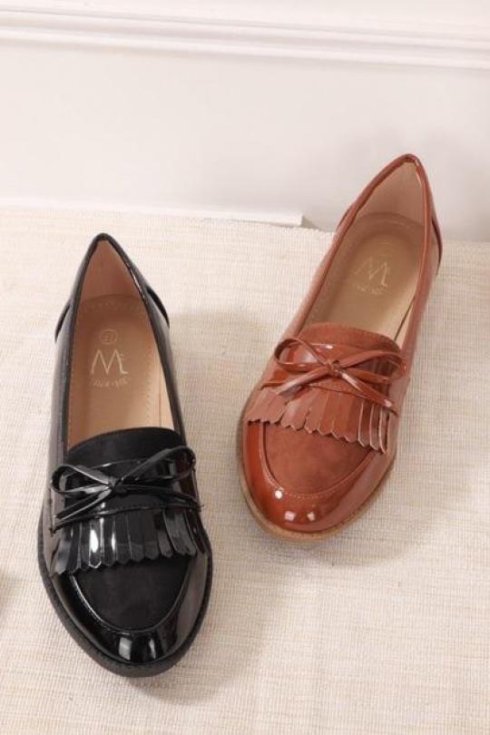 Mocassins Chaussures Noir CINK-ME  YU88-3 Efashion Paris
