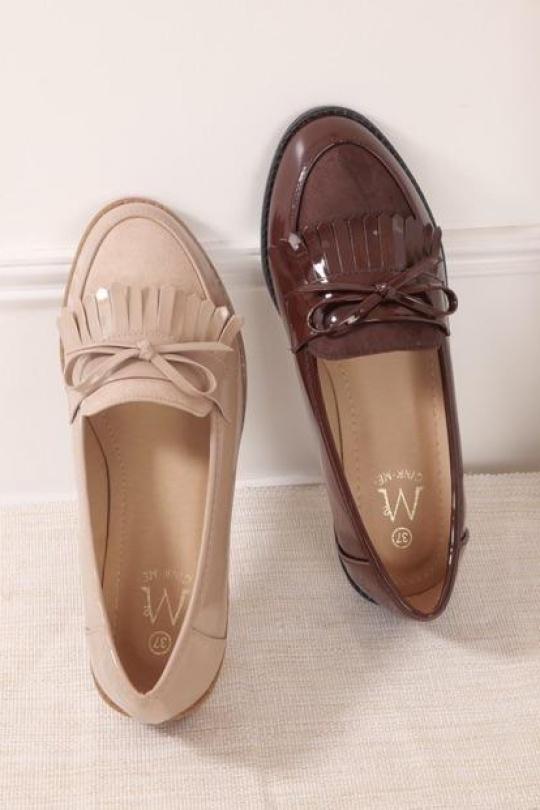 Mocassins Chaussures Noir CINK-ME  YU88-3 Efashion Paris