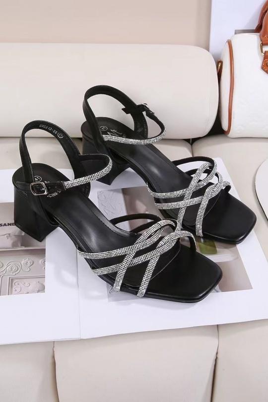 Taglie forti Scarpe Black CINK-ME  DMS313-35 GRANDE POINTURE Efashion Paris
