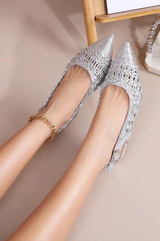 Ballerines Chaussures Noir CINK-ME  HM13-52 Efashion Paris