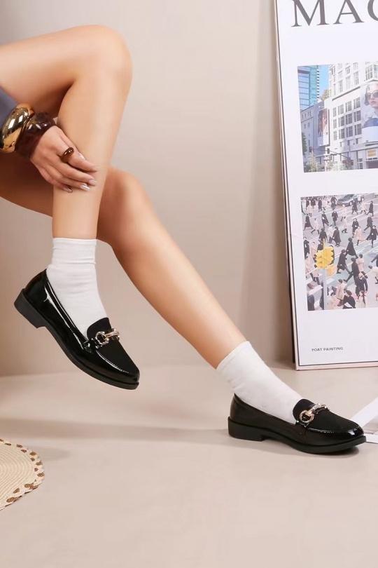 Mocassins Chaussures Noir CINK-ME  WE856-13 Efashion Paris