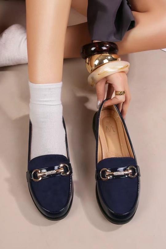 Mocassins Chaussures Noir CINK-ME  WE856-13 Efashion Paris