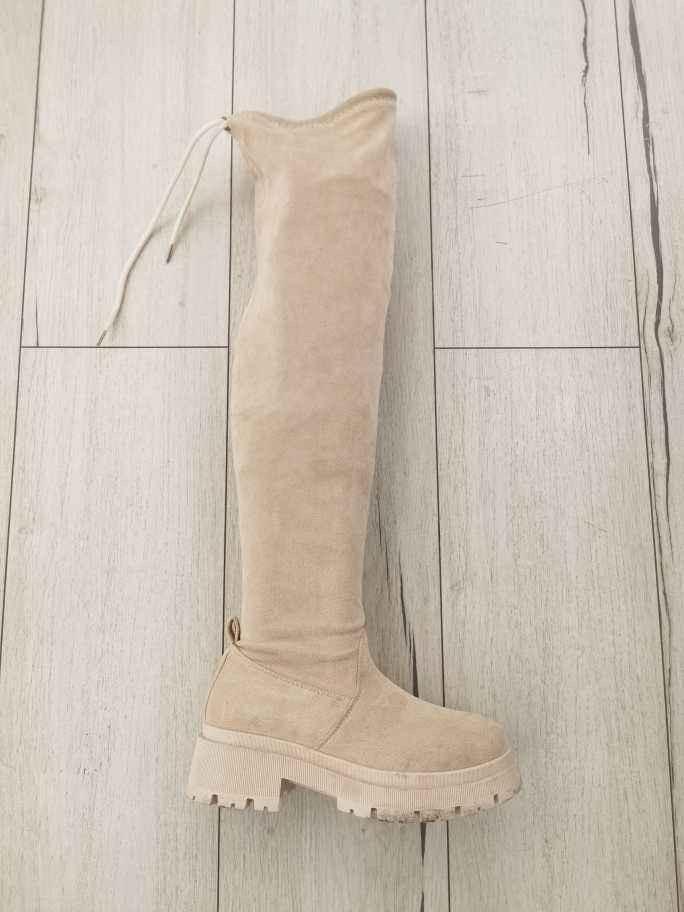 Stivali Scarpe Beige CINK-ME  DM-M17 #c Efashion Paris