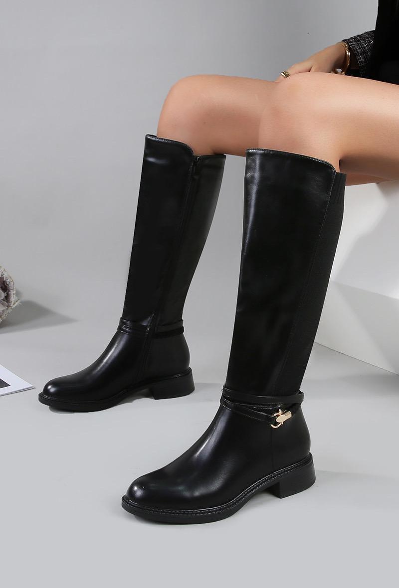 Botas Zapatos Black CINK-ME  MB56 #c Efashion Paris