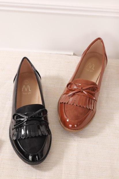 Mocassins Chaussures Noir CINK-ME  YU88-3 #c Efashion Paris