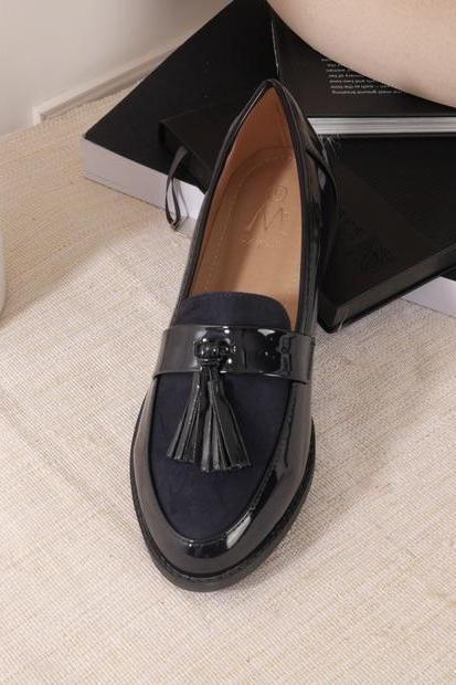 Mocassins Chaussures Bleu foncé CINK-ME  YU88-5 #c Efashion Paris