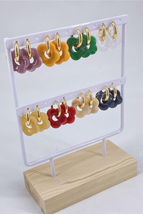 Ensembles Accessoires Multicolore MISSRA PARIS LOT8BOUCLES345-1 Efashion Paris