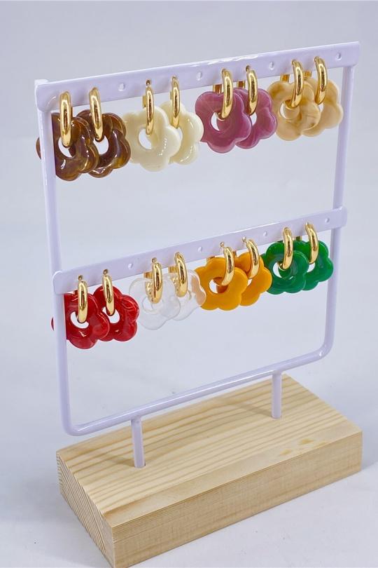 Ensembles Accessoires Multicolore MISSRA PARIS LOT8BOUCLES345-2 Efashion Paris
