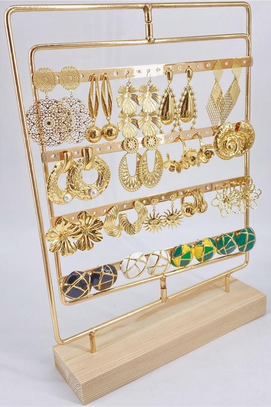 Ensembles Accessoires Or MISSRA PARIS LOT18BOUCLES820-1 Efashion Paris