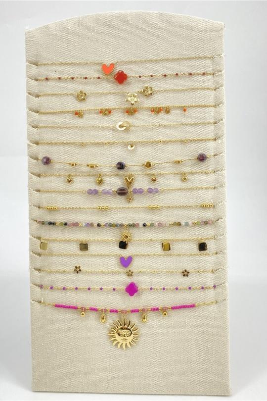 Ensembles Accessoires Mauve MISSRA PARIS LOT16COLL650-3 Efashion Paris