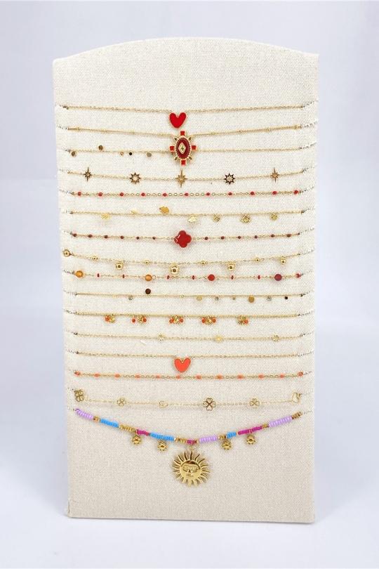 Ensembles Accessoires Rouge MISSRA PARIS LOT16COLL590-L5 Efashion Paris