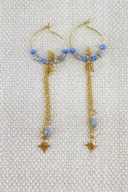 Pendientes Complementos Blue MISSRA PARIS NBO45-L7-2 Efashion Paris